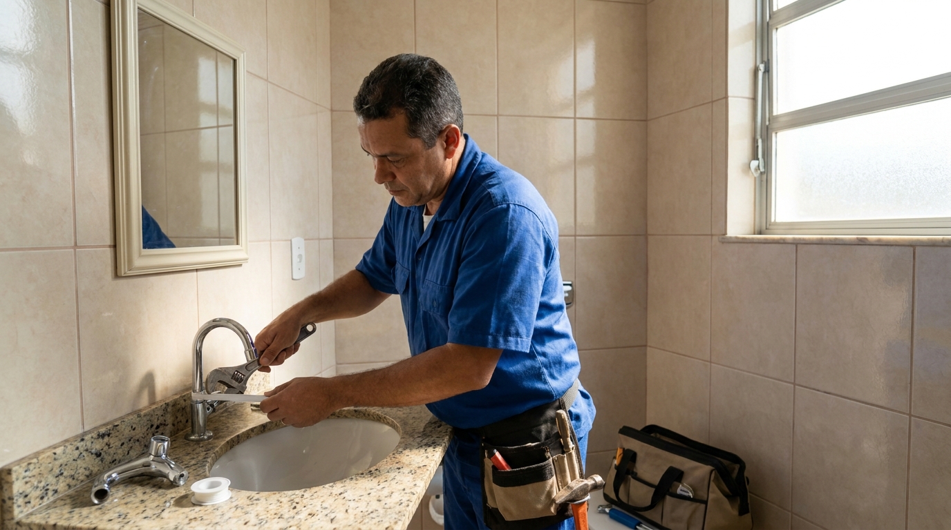 Ajustes em Torneiras no Bebedouro, Maceió‑AL
